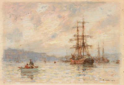 Sundown by Henry Scott Tuke